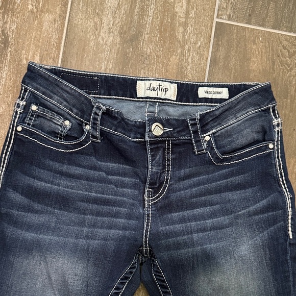 Daytrip Dark Blue Virgo Skinny Women's Skinny Jeans - Picture 3 of 9